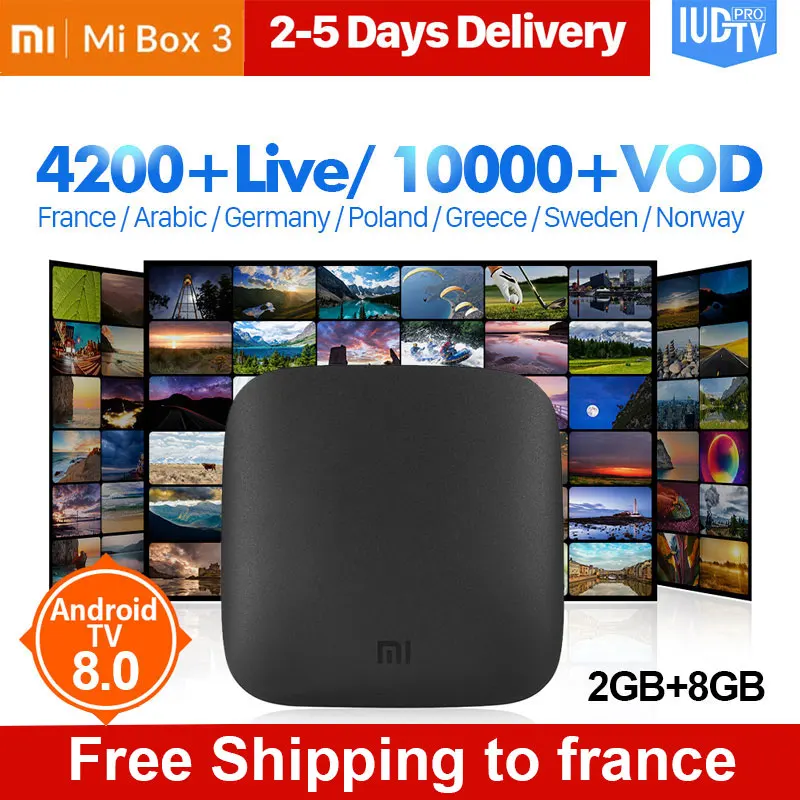 Xiaomi Mi Box 3 IPTV Spain Sweden IUDTV Subscription 1 Year IPTV Box Android TV Google Cast 2G 8G Germany UK Italia IP TV MI BOX
Xiaomi Mi Box 3 IPTV Spain Sweden IUDTV Subscription 1 Year IPTV Box Android TV Google Cast 2G 8G Germany UK Italia IP TV MI BOX
