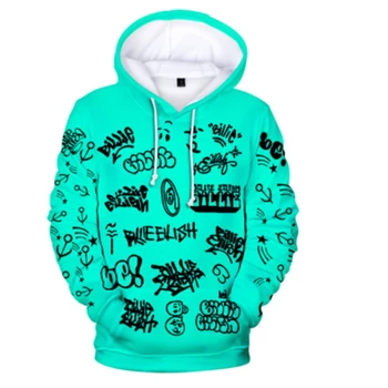 New Fashion 3D Billie Eilish Hoodies women men Sweatshirts Autumn Kids Hooded Casual boys girls Hoodie 3D Billie Eilish pullover
New Fashion 3D Billie Eilish Hoodies women men Sweatshirts Autumn Kids Hooded Casual boys girls Hoodie 3D Billie Eilish pullover