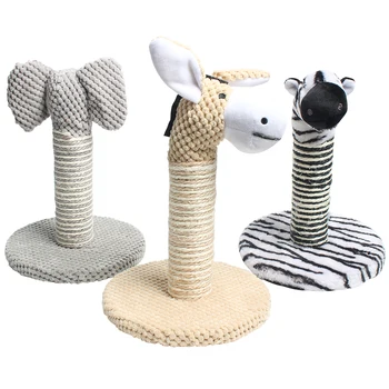 Sisal Rope Cat Climbing Frame Mini Tower Tree Scratching Post Creative Animal Shape Pet Toy Indoor Plush Funny Kitten Furniture 
Sisal Rope Cat Climbing Frame Mini Tower Tree Scratching Post Creative Animal Shape Pet Toy Indoor Plush Funny Kitten Furniture