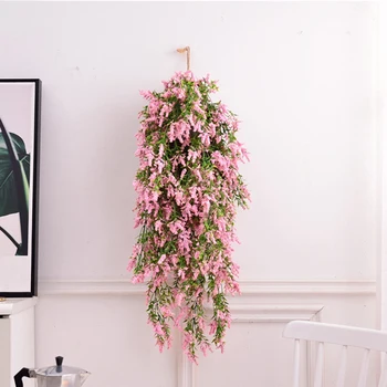 Artificial Flower Vine Hanging Garland Plant Fake Lavender White Green Plant Twigs Hanging Vine Home Garden Wedding Decor
Artificial Flower Vine Hanging Garland Plant Fake Lavender White Green Plant Twigs Hanging Vine Home Garden Wedding Decor