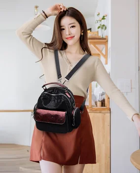 2020 WOMEN'S Bag Women's Backpack Outdoor Leisure Bag Daily Life Travel Backpack small backpack bookbag leather backpack 
2020 WOMEN'S Bag Women's Backpack Outdoor Leisure Bag Daily Life Travel Backpack small backpack bookbag leather backpack