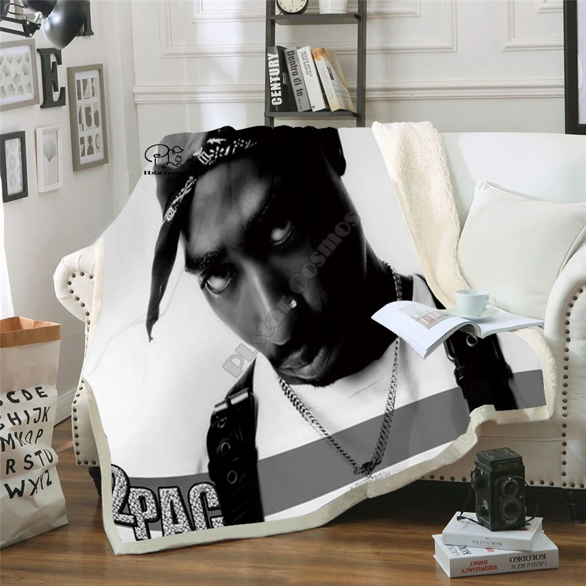 Plstar Cosmos Hip Hop Rapper 2Pac funny character Blanket 3D print Sherpa Blanket on Bed Home Textiles Dreamlike style-11
Plstar Cosmos Hip Hop Rapper 2Pac funny character Blanket 3D print Sherpa Blanket on Bed Home Textiles Dreamlike style-11