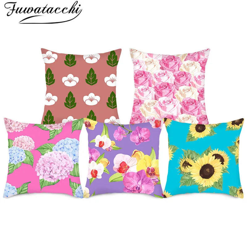 Fuwatacchi Flowers Leaves Picture Cushion Cover New Year Decor Pillow Covers for Home Sofa Decorative Throw Pillowcases 45*45cm
Fuwatacchi Flowers Leaves Picture Cushion Cover New Year Decor Pillow Covers for Home Sofa Decorative Throw Pillowcases 45*45cm