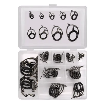 TOP!-45Pcs/Lot 9 Variety Size Stainless Steel Ceramics Bait Casting Rod Guides Fishing Rod Guides Tips Parts Rod
TOP!-45Pcs/Lot 9 Variety Size Stainless Steel Ceramics Bait Casting Rod Guides Fishing Rod Guides Tips Parts Rod