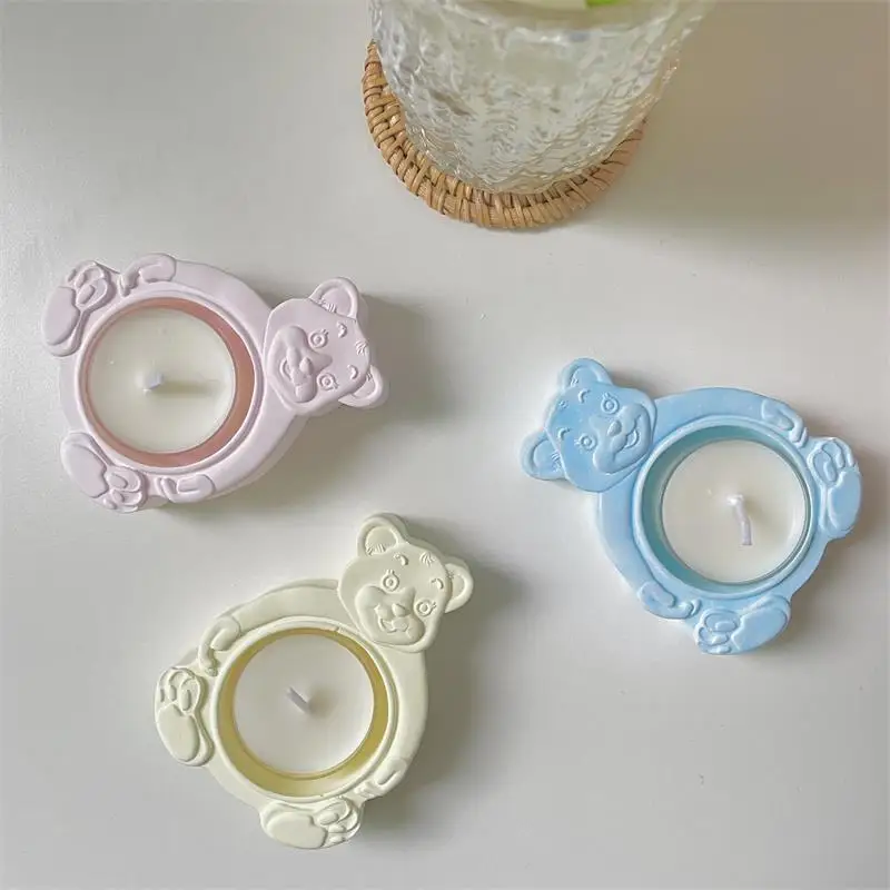 Lovely Mini Bear Candlestick Holder Room Soft Perfume Photo Prop Hand Gift Girl Birthday Vessel 
Lovely Mini Bear Candlestick Holder Room Soft Perfume Photo Prop Hand Gift Girl Birthday Vessel