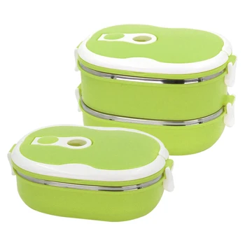 Stainless Steel Lunch Box Office Worker Bento Box Microwave Heating Lunch Container Food Storage Container For School Office 
Stainless Steel Lunch Box Office Worker Bento Box Microwave Heating Lunch Container Food Storage Container For School Office