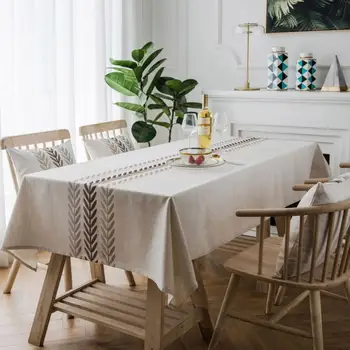 Table Cloth Embroidered Tablecloth Waterproof Fabric Tapete For Birthday Tablecloth Home Textile Table Cover Nappe Blanche Obrus
Table Cloth Embroidered Tablecloth Waterproof Fabric Tapete For Birthday Tablecloth Home Textile Table Cover Nappe Blanche Obrus