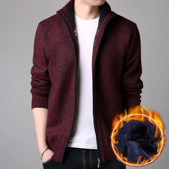 Men Sweater New Men's Jacket with A Stand Neck and A Thick Sweater with A Slim Knit Base
Men Sweater New Men's Jacket with A Stand Neck and A Thick Sweater with A Slim Knit Base