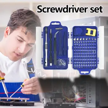 Multi-function 117 in 1 Screwdriver Set Precision Instruments Clocks Repair Tool with Sufficient Durability and Ruggedness
Multi-function 117 in 1 Screwdriver Set Precision Instruments Clocks Repair Tool with Sufficient Durability and Ruggedness