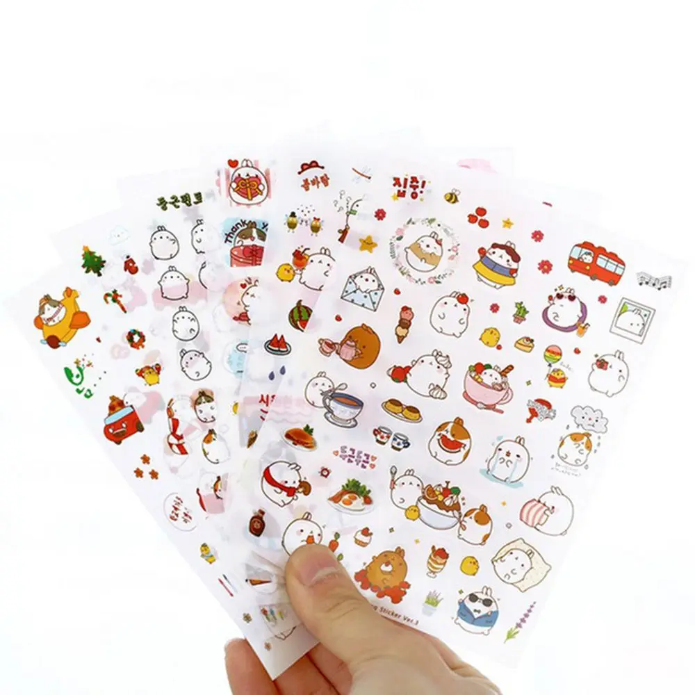 JESJELIU 6 pcs/set Korea Molang Stupid Meng Super Cute Rabbit Q Pet Decorative Planner Stickers Diary Sticky Notes
JESJELIU 6 pcs/set Korea Molang Stupid Meng Super Cute Rabbit Q Pet Decorative Planner Stickers Diary Sticky Notes