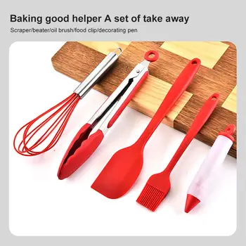 5 Silicone High Temperature Resistant Kitchenware Non-stick Pot Set Kitchen Tools Baking Utensils
5 Silicone High Temperature Resistant Kitchenware Non-stick Pot Set Kitchen Tools Baking Utensils
