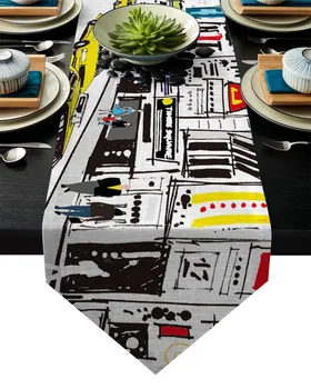 Manhattan Metropolis Street Taxi Yellow Table Runner Table Flag Home Party Decorative Tablecloth Table Runners for Wedding
Manhattan Metropolis Street Taxi Yellow Table Runner Table Flag Home Party Decorative Tablecloth Table Runners for Wedding