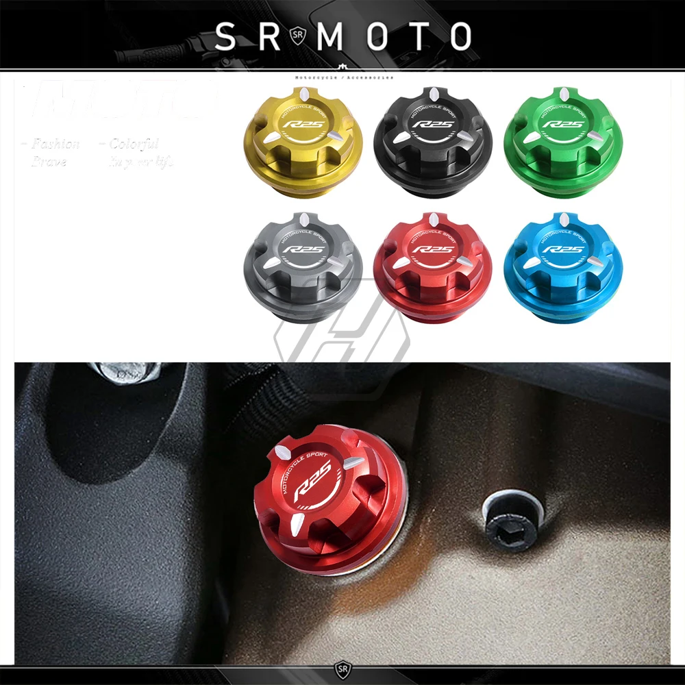 Motorcycle Engine Oil Cap Bolt Screw Filler Cover Case for Yamaha YZF-R25 R25 2015-up
Motorcycle Engine Oil Cap Bolt Screw Filler Cover Case for Yamaha YZF-R25 R25 2015-up