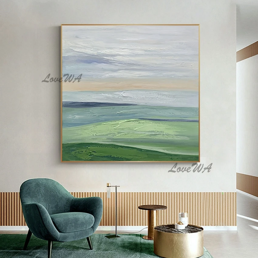 

High Quality Abstract Landscape Oil Painting 100% Handpainted Wall Art Picture For Hotel Home Decoration Piece Artwork Unframed