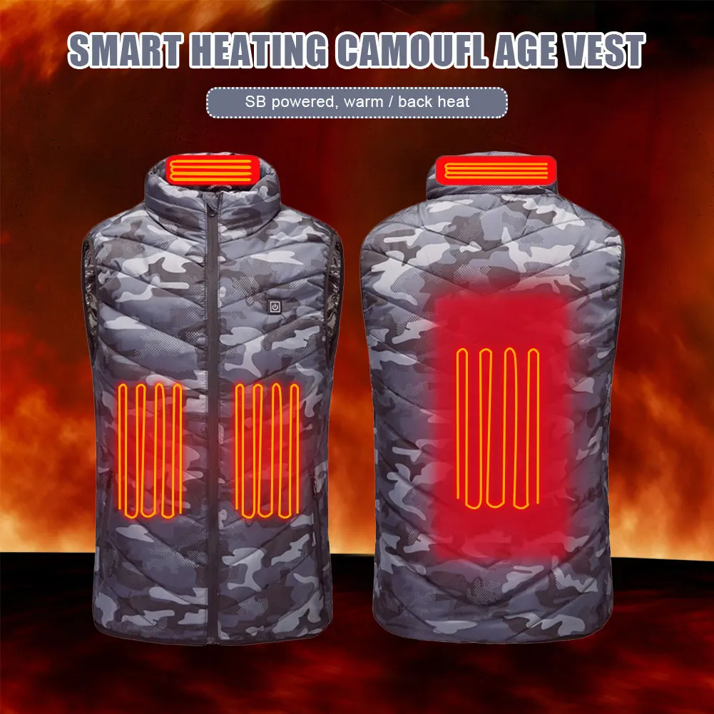 USB Charging Smart Heating Vest Thermal Insulation Heating Suit For Men And Women Three-Speed Thermostat Heating Fishing Suit
USB Charging Smart Heating Vest Thermal Insulation Heating Suit For Men And Women Three-Speed Thermostat Heating Fishing Suit