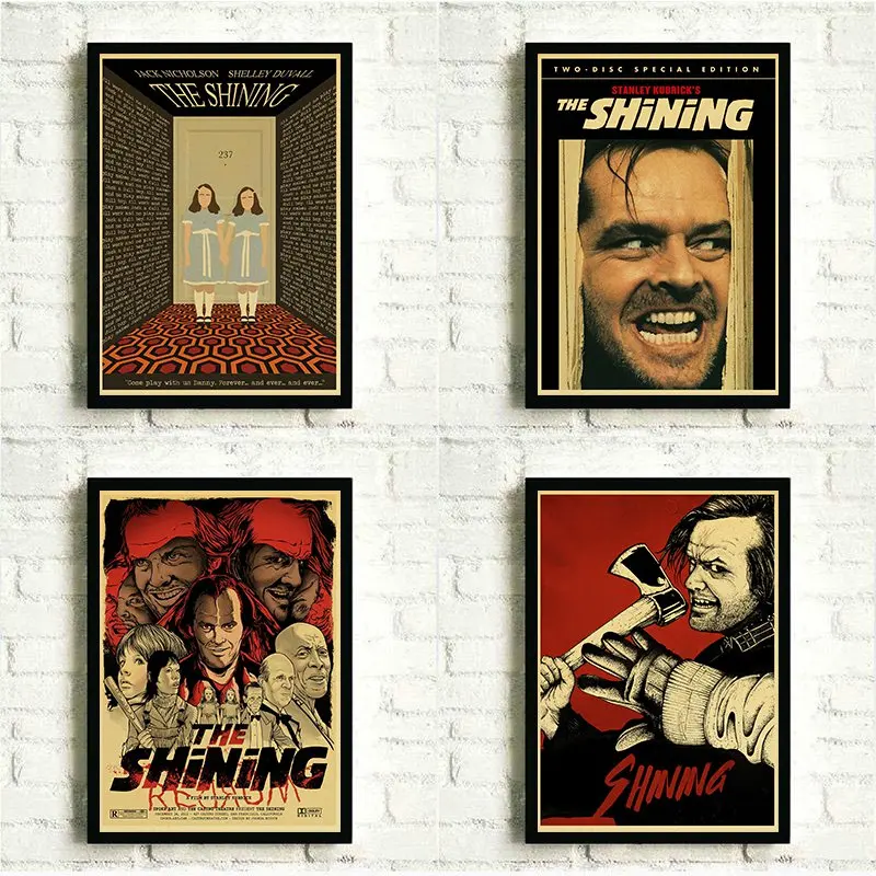Classic Movie Posters The Shining Vintage Kraft Paper Art Printing Poster Wall Stickers for Living Room Home Wall Decoration
Classic Movie Posters The Shining Vintage Kraft Paper Art Printing Poster Wall Stickers for Living Room Home Wall Decoration