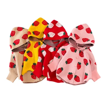 cute strawberry cape sweater age for 9m - 6 years baby girls long sleeve tops 2020 new autumn winter children clothes warm coats 
cute strawberry cape sweater age for 9m - 6 years baby girls long sleeve tops 2020 new autumn winter children clothes warm coats