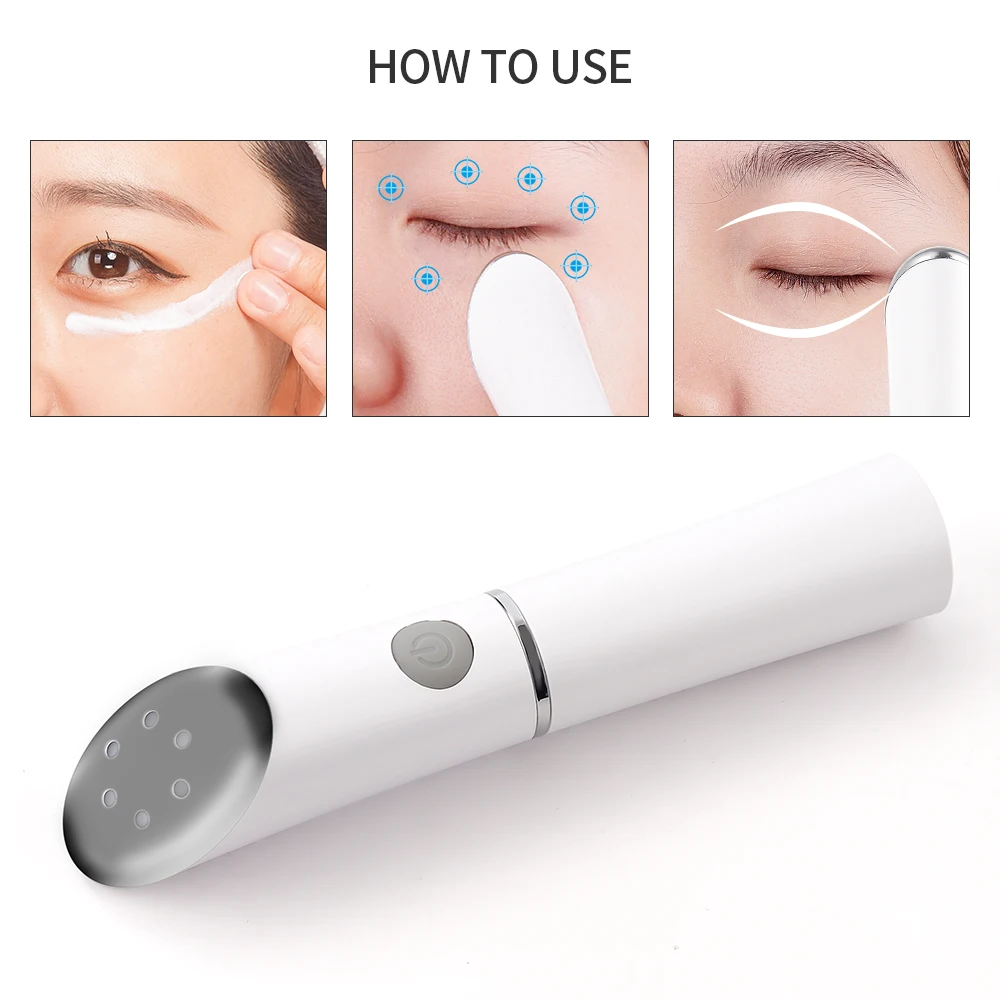 Electric Eye Massage Device Negative Ion Photon Therapy Wrinkles Removal Anti-Aging Massager Beauty Machine Eye Skin Care Tools
Electric Eye Massage Device Negative Ion Photon Therapy Wrinkles Removal Anti-Aging Massager Beauty Machine Eye Skin Care Tools