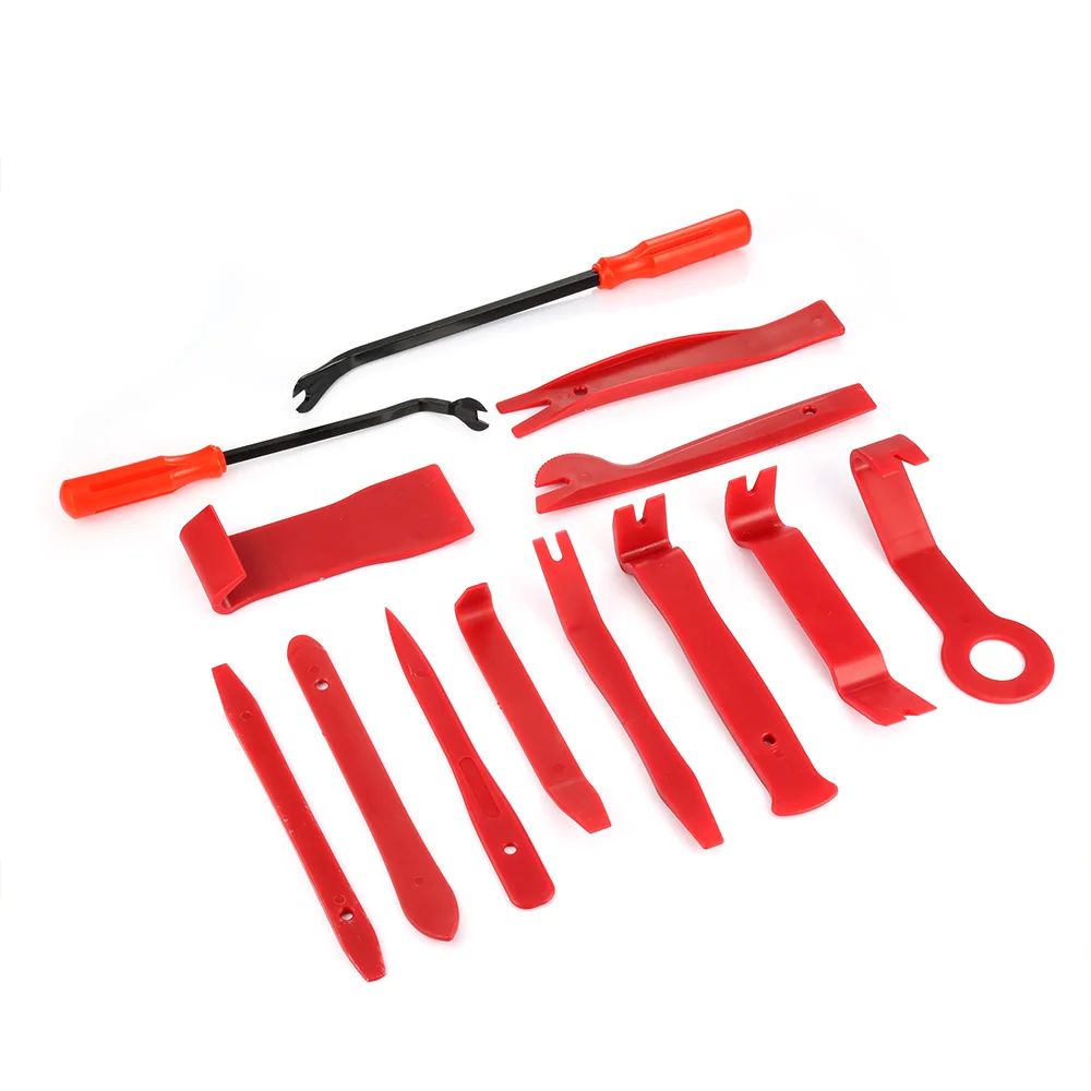 13pcs Car DVD Stereo Refit Kits Interior Plastic Trim Panel Dashboard Installation Removal Tool Kit Repair Disassembly Tools Set
13pcs Car DVD Stereo Refit Kits Interior Plastic Trim Panel Dashboard Installation Removal Tool Kit Repair Disassembly Tools Set