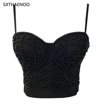 SXTHAEOO Pearl Beaded Corset Women's Party Wedding Nightclub Sexy Skinny Gather Corset Short Vest 
SXTHAEOO Pearl Beaded Corset Women's Party Wedding Nightclub Sexy Skinny Gather Corset Short Vest