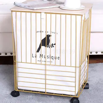 Dirty hamper wrought iron gold Nordic dirty clothes storage basket large with cover bathroom dirty clothes toy storage
Dirty hamper wrought iron gold Nordic dirty clothes storage basket large with cover bathroom dirty clothes toy storage