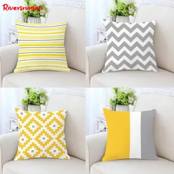 Yellow And Grey Cushion Nordic Style Decoration Geometric Wavy Stripe Abstract Art Sofa Throw Pillows For Home Living Room Chair
Yellow And Grey Cushion Nordic Style Decoration Geometric Wavy Stripe Abstract Art Sofa Throw Pillows For Home Living Room Chair