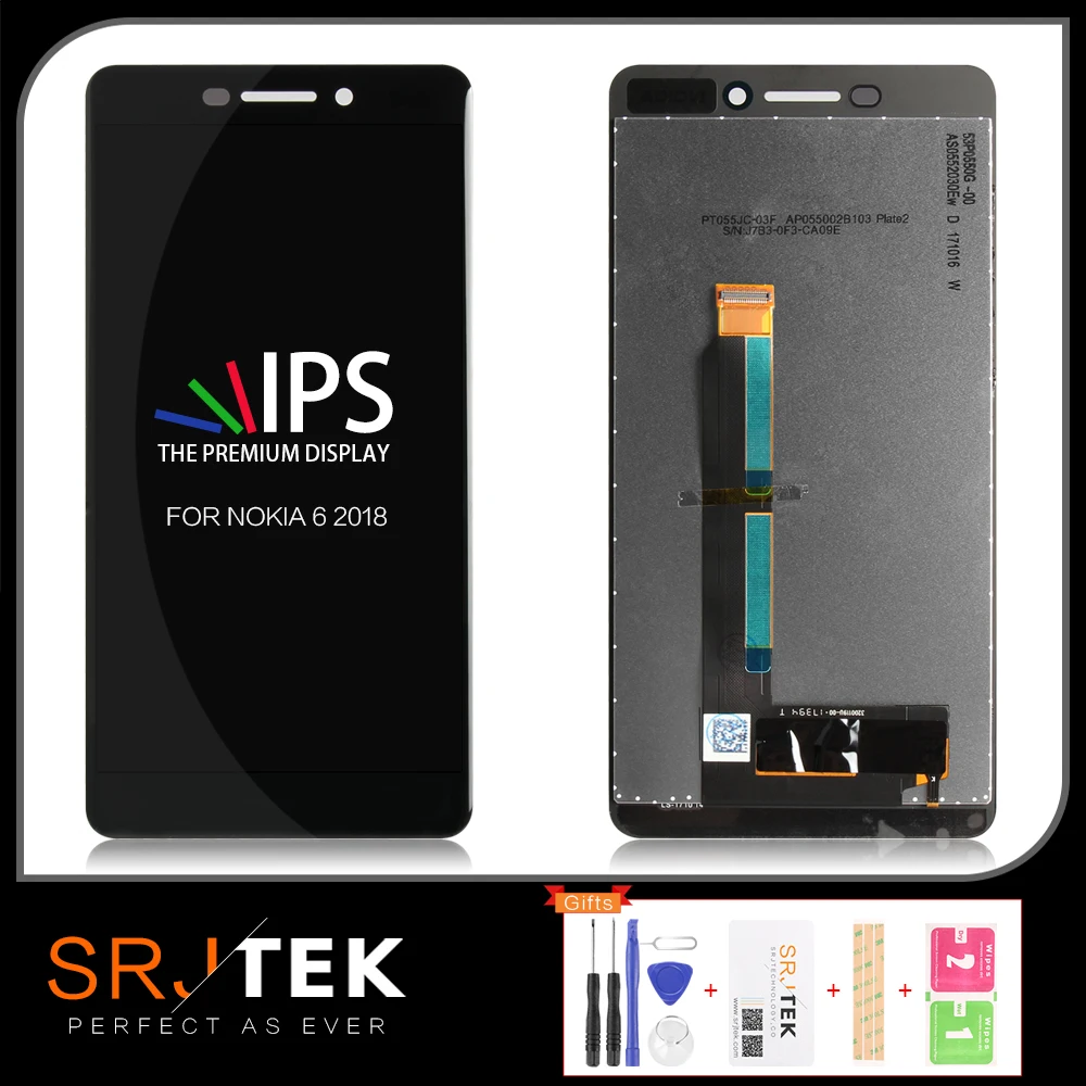 ORIGINAL 1920x1080 5.5" IPS Screen For NOKIA 6 II 2018 LCD Display Touch Screen Digitizer Assembly Replacement TA-1045 TA-1050
ORIGINAL 1920x1080 5.5" IPS Screen For NOKIA 6 II 2018 LCD Display Touch Screen Digitizer Assembly Replacement TA-1045 TA-1050