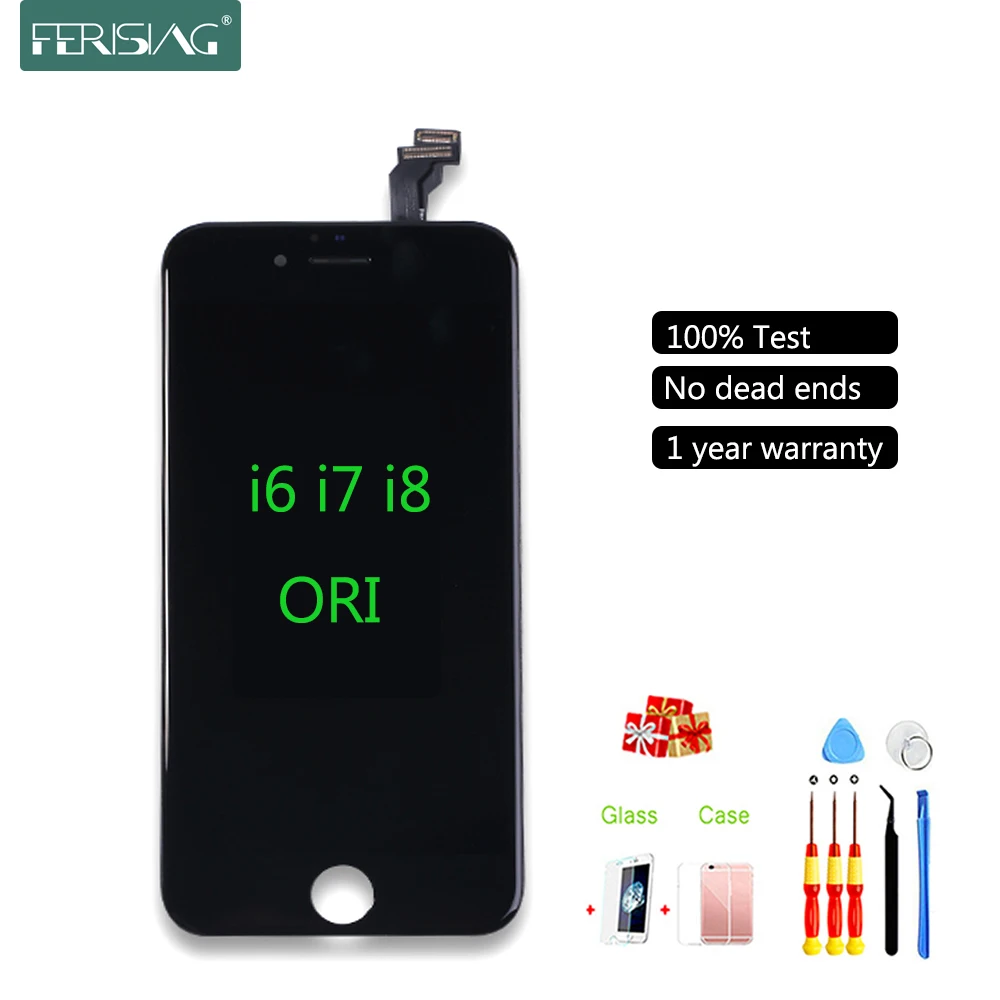 FERISING Original LCD Screen For iPhone 6 6S 7 8 Screen OEM LCD Display Digitizer Touch Replacement For iPhone6 iPhone7 iPhone8
FERISING Original LCD Screen For iPhone 6 6S 7 8 Screen OEM LCD Display Digitizer Touch Replacement For iPhone6 iPhone7 iPhone8