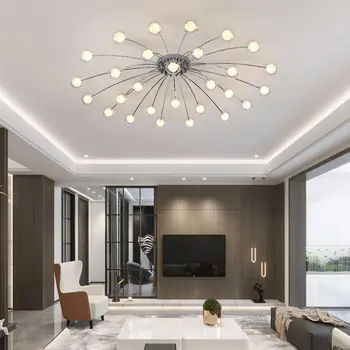 Modern Glass Design Led Chandeliers Living Room Kitchen Bedoom Light Fixtures Decor Home Lighting Chrome Metal Lamp G4 Lustre 
Modern Glass Design Led Chandeliers Living Room Kitchen Bedoom Light Fixtures Decor Home Lighting Chrome Metal Lamp G4 Lustre