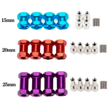 4× 12mm Hex Coupler Wheel Hub Drive Adapter Longer Combiner Coupler 15mm 20mm 25mm Extension for 1/10 RC Crawler Axial SCX10 HSP 
4× 12mm Hex Coupler Wheel Hub Drive Adapter Longer Combiner Coupler 15mm 20mm 25mm Extension for 1/10 RC Crawler Axial SCX10 HSP