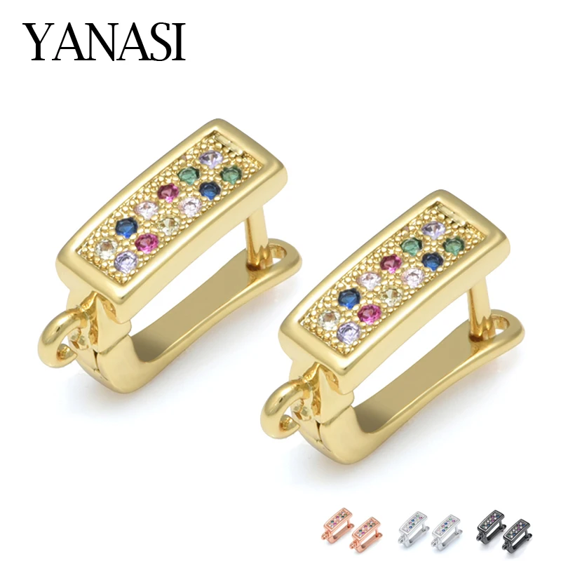 DIY Earrings Clasps Hooks for Woman Handmade Jewellery making suppliesAccessories Coloured Zircon Earrings Hooks
DIY Earrings Clasps Hooks for Woman Handmade Jewellery making suppliesAccessories Coloured Zircon Earrings Hooks