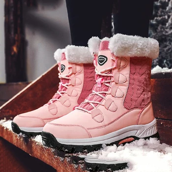 Women Boots Waterproof cloth Ankle Boots For Women Warm Plush Flats Platform Women Shoes 2020 Winter Fashion Women Snow boots
Women Boots Waterproof cloth Ankle Boots For Women Warm Plush Flats Platform Women Shoes 2020 Winter Fashion Women Snow boots