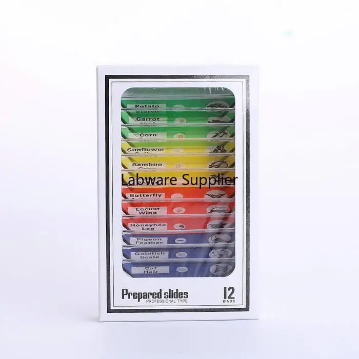 1box/2boxes/5boxes Four Colors Microscope Plastic Slides, Prepared slide, Biological Specimen sample slides safe for Children
1box/2boxes/5boxes Four Colors Microscope Plastic Slides, Prepared slide, Biological Specimen sample slides safe for Children