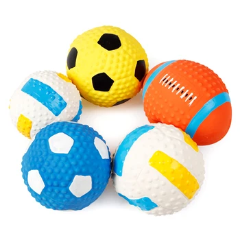Pet Dog Squeak Toys Latex High Sound Interactive Sport Ball For Small Large Dogs Molar Bite Resistant Balls Puppy Chew Toys
Pet Dog Squeak Toys Latex High Sound Interactive Sport Ball For Small Large Dogs Molar Bite Resistant Balls Puppy Chew Toys