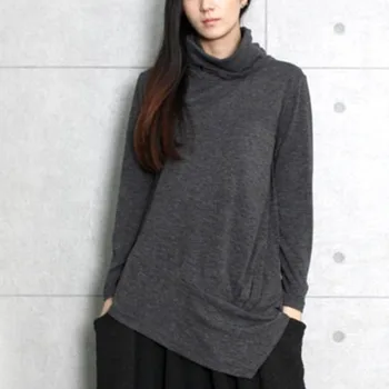 TVVOVVIN Black Turtleneck Pullovers Loose Casual Pull Sleeve Fashion Sweatshirt Winter 2020 Spring Irregular Tops Plus Size M005
TVVOVVIN Black Turtleneck Pullovers Loose Casual Pull Sleeve Fashion Sweatshirt Winter 2020 Spring Irregular Tops Plus Size M005