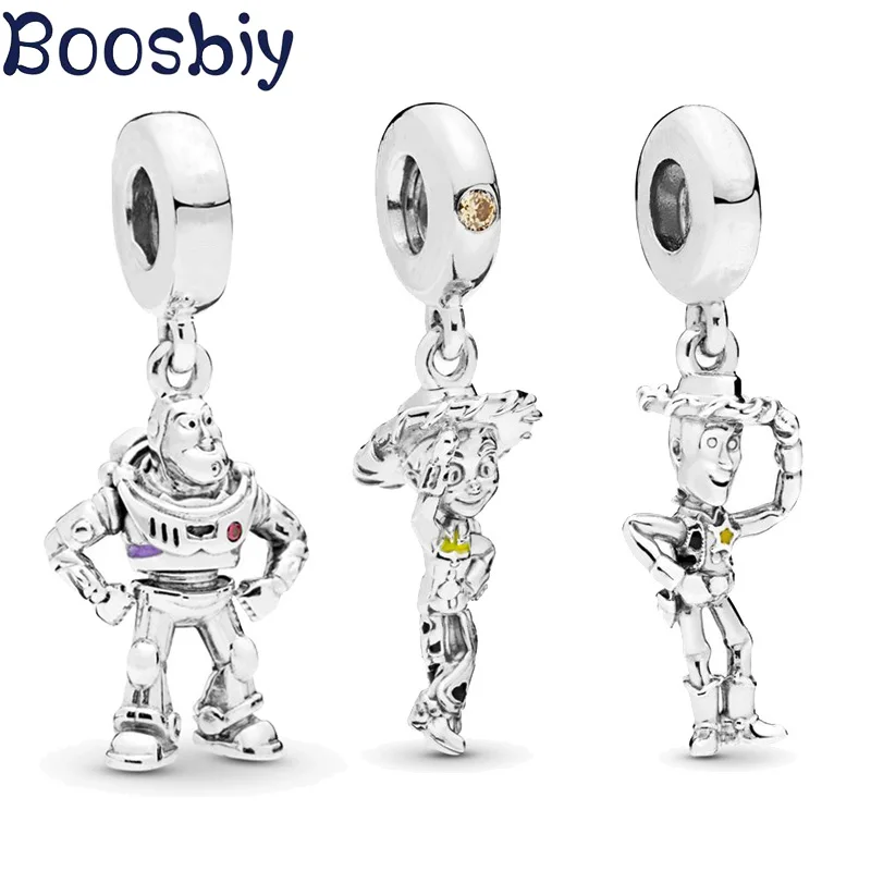 Boosbiy 2pc 2019 New Arrival Silver Beads Toy Story Buzz Lightyear Pendant Charm fit Original Pandora Bracelet Women DIY Jewelry
Boosbiy 2pc 2019 New Arrival Silver Beads Toy Story Buzz Lightyear Pendant Charm fit Original Pandora Bracelet Women DIY Jewelry