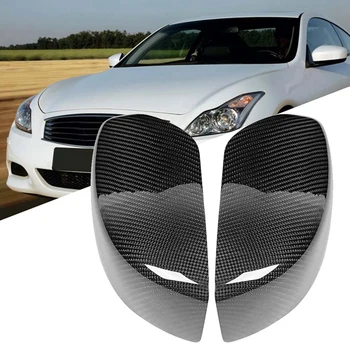 Carbon Fiber Car Rear View Mirror Housing Cover-Side Mirror Cover for Infiniti G Series G35 G25 G37 Q40 Q60 2009-2015 
Carbon Fiber Car Rear View Mirror Housing Cover-Side Mirror Cover for Infiniti G Series G35 G25 G37 Q40 Q60 2009-2015
