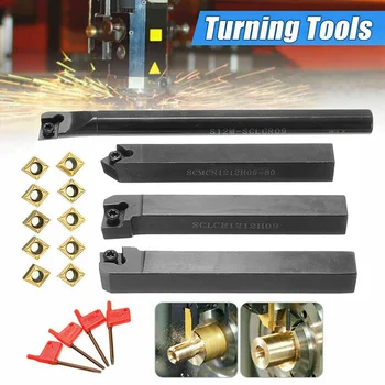 4Pcs/set 12mm CNC Turning Tool Bar Holder with 10Pcs CCMT09T304 Carbide Inserts with 4Pcs T15 Spanner ALI88 
4Pcs/set 12mm CNC Turning Tool Bar Holder with 10Pcs CCMT09T304 Carbide Inserts with 4Pcs T15 Spanner ALI88