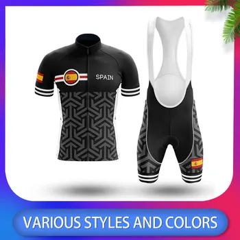 Black Spain Pro Bicycle Team 2020 New Short Sleeve Maillot Ciclismo Men's Cycling Jersey Summer Breathable Cycling Clothing Sets
Black Spain Pro Bicycle Team 2020 New Short Sleeve Maillot Ciclismo Men's Cycling Jersey Summer Breathable Cycling Clothing Sets