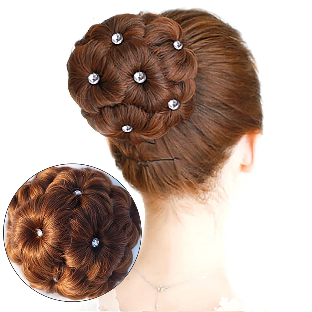 AIYEE Curly Chignon Hair Bun Donut Clip In Hairpiece Extensions Synthetic High Temperature Fiber Chignon with 9 Flower
AIYEE Curly Chignon Hair Bun Donut Clip In Hairpiece Extensions Synthetic High Temperature Fiber Chignon with 9 Flower