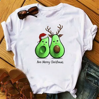Cute Avocado Printed Tshirts Funny Women Christmas Tshirt Fashion Round Neck Tops Summer Casual Tshirts Clothing Tops
Cute Avocado Printed Tshirts Funny Women Christmas Tshirt Fashion Round Neck Tops Summer Casual Tshirts Clothing Tops