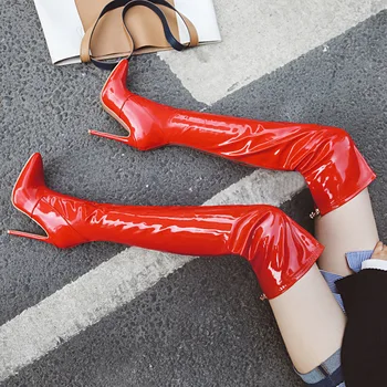 women over-the-knee boots plus size 22-28 cm European and American super high heel long boots black boots red boots white boots
women over-the-knee boots plus size 22-28 cm European and American super high heel long boots black boots red boots white boots
