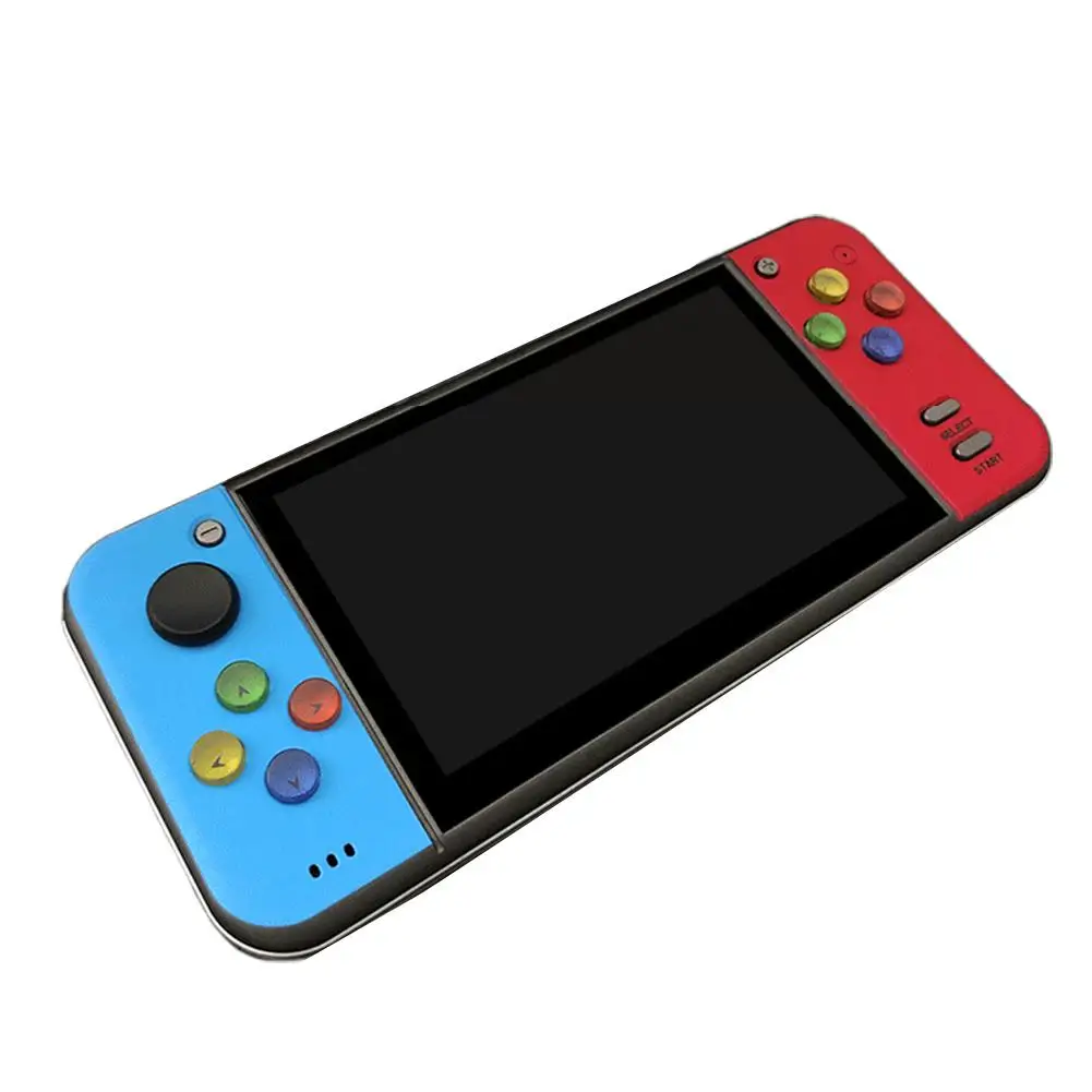 X7 Retro Style Hand-held MP4 Game Player 8GB 5-Inch Color Screen Game Console Gaming Machine Support E-book Video Music Playing
X7 Retro Style Hand-held MP4 Game Player 8GB 5-Inch Color Screen Game Console Gaming Machine Support E-book Video Music Playing