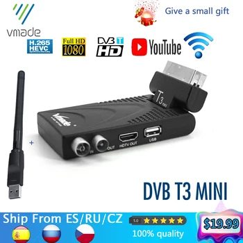 Vmade 2020 HD digital receiver tv tuner DVB t2 terrestrial receiver support youtube with usb wifi dvb t2 decoder h.265 tv box
Vmade 2020 HD digital receiver tv tuner DVB t2 terrestrial receiver support youtube with usb wifi dvb t2 decoder h.265 tv box