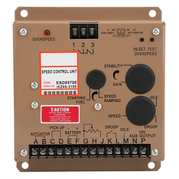 Speed Controller Regulator Governor Genset Parts Electronic ESD5570E for Generator Set
Speed Controller Regulator Governor Genset Parts Electronic ESD5570E for Generator Set