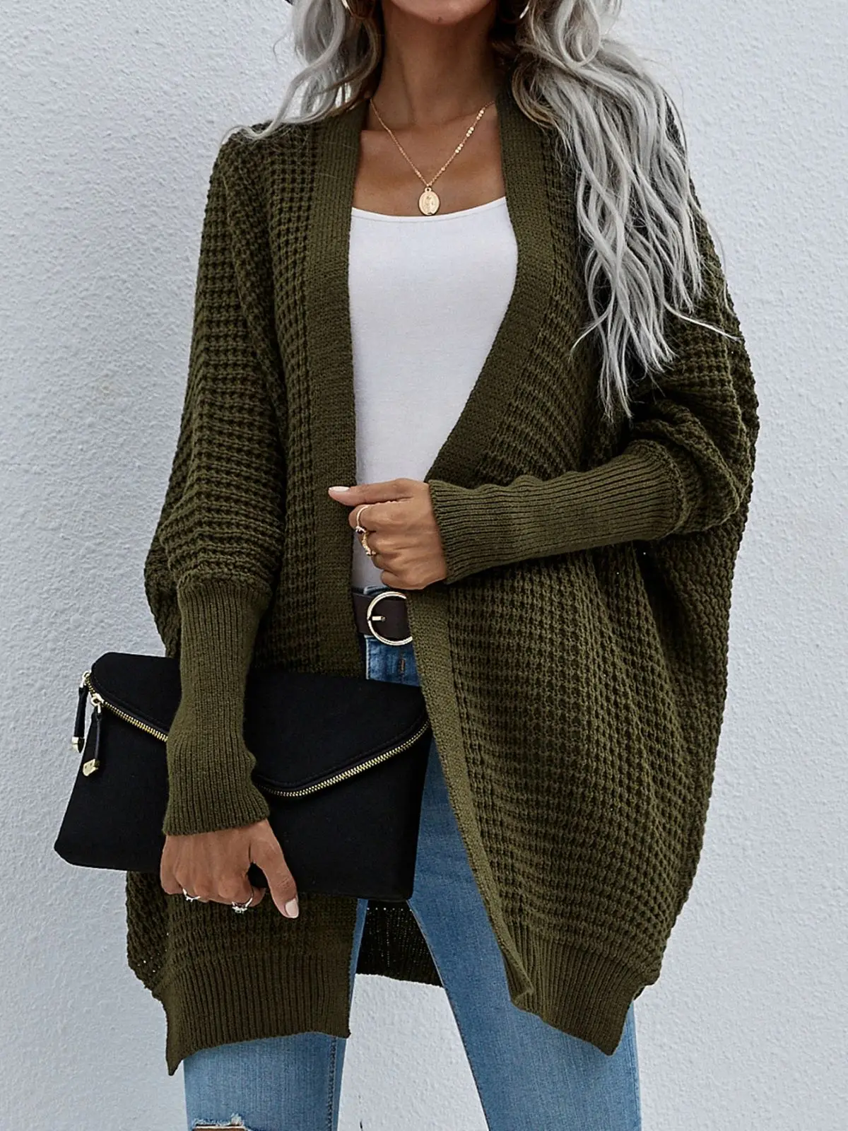 Winter Long Sweater Cardigans Women 2021 Lantern Sleeve Open Stitch Oversized Sweater Jacket Cheap Clothes Female Knit Coat
Winter Long Sweater Cardigans Women 2021 Lantern Sleeve Open Stitch Oversized Sweater Jacket Cheap Clothes Female Knit Coat