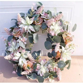 40cm Simulation Succulents Garland Door Decoration Wall Decoration Artificial Handmade Garland For Home Decoration Garland
40cm Simulation Succulents Garland Door Decoration Wall Decoration Artificial Handmade Garland For Home Decoration Garland