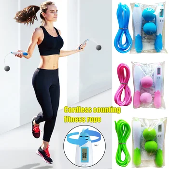 Smart Electronic Counting Wireless Skipping Rope Fitness Exercise Dual-use Calorie PVC Weight-bearing Wireless Fitness Exercise
Smart Electronic Counting Wireless Skipping Rope Fitness Exercise Dual-use Calorie PVC Weight-bearing Wireless Fitness Exercise