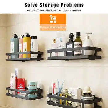 Stainless Steel Kitchen Bathroom hanging basket Rack Hanging Basket Black Storage Shelf storage box Sundries Wall Organizer Rack
Stainless Steel Kitchen Bathroom hanging basket Rack Hanging Basket Black Storage Shelf storage box Sundries Wall Organizer Rack