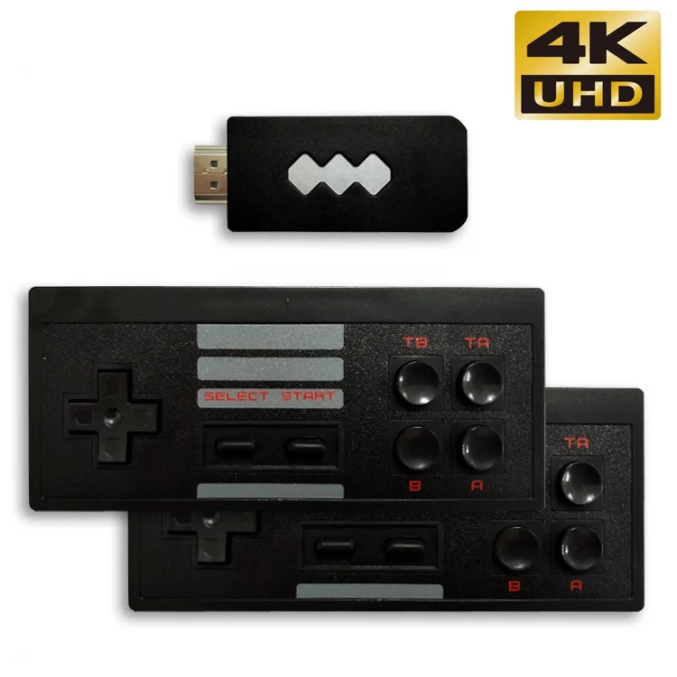 Игровая консоль HDMI 4K 621 встроенных классических игр мини ретро беспроводной